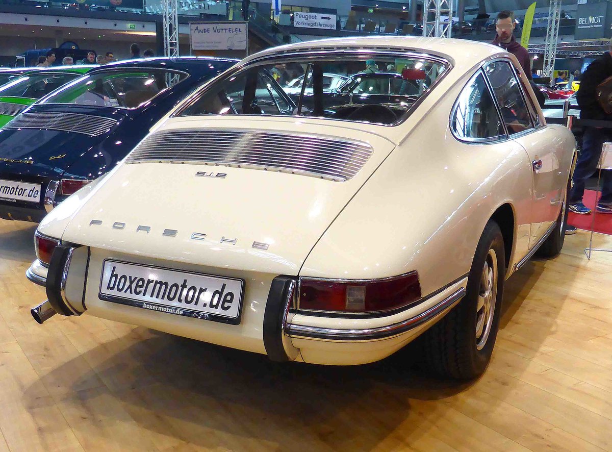 =Porsche 912, gesehen bei den Retro Classics in Stuttgart, 03-2019