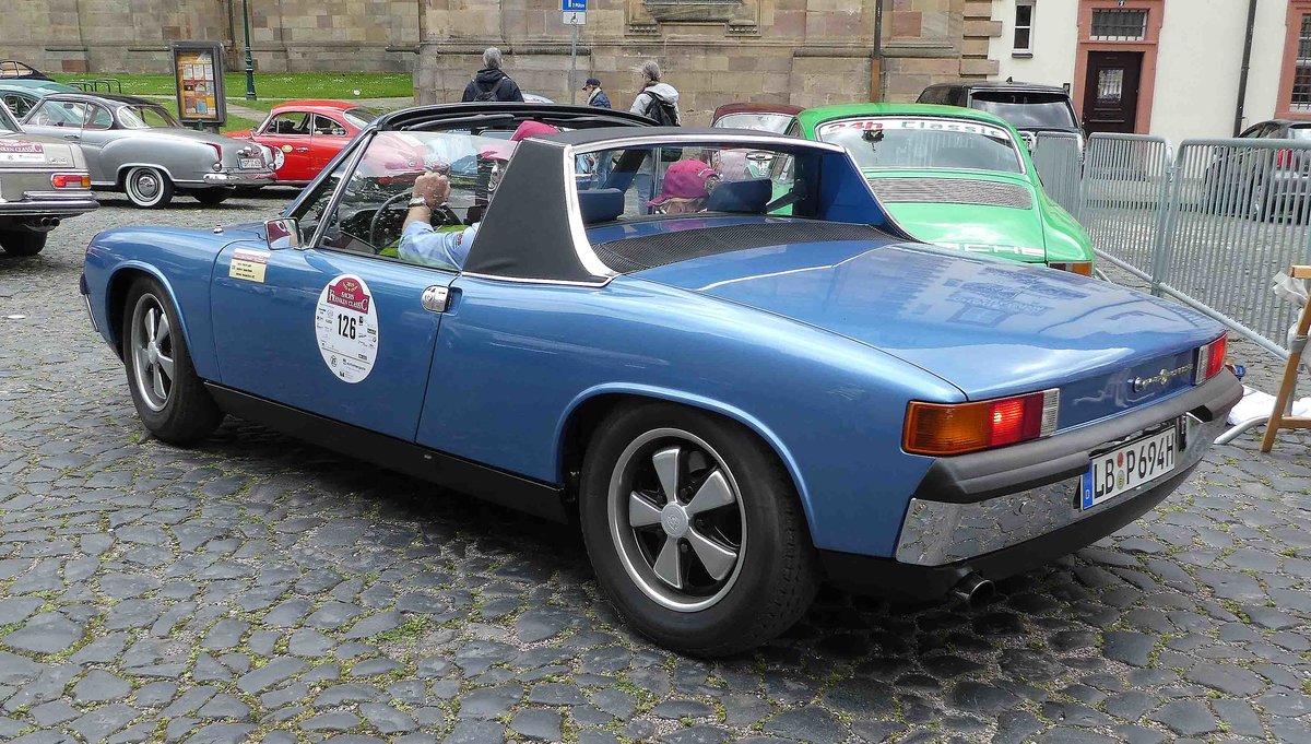 =Porsche 914-6, Bj. 1972, 2000 ccm, 110 PS, unterwegs in Fulda anl. der SACHS-FRANKEN-CLASSIC im Juni 2019