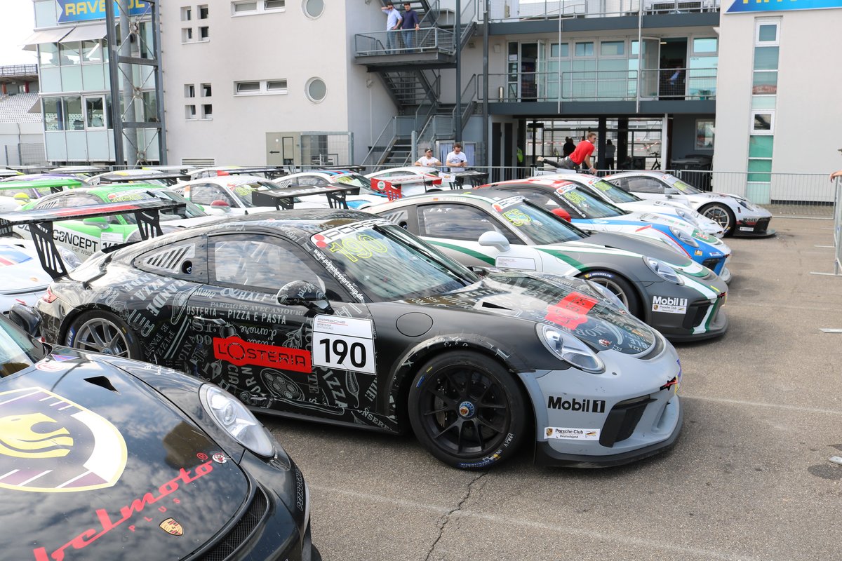 Porsche GT3 Cup am 13.10.19 beim Porsche Sportscar Together Day auf dem Hockenheimring