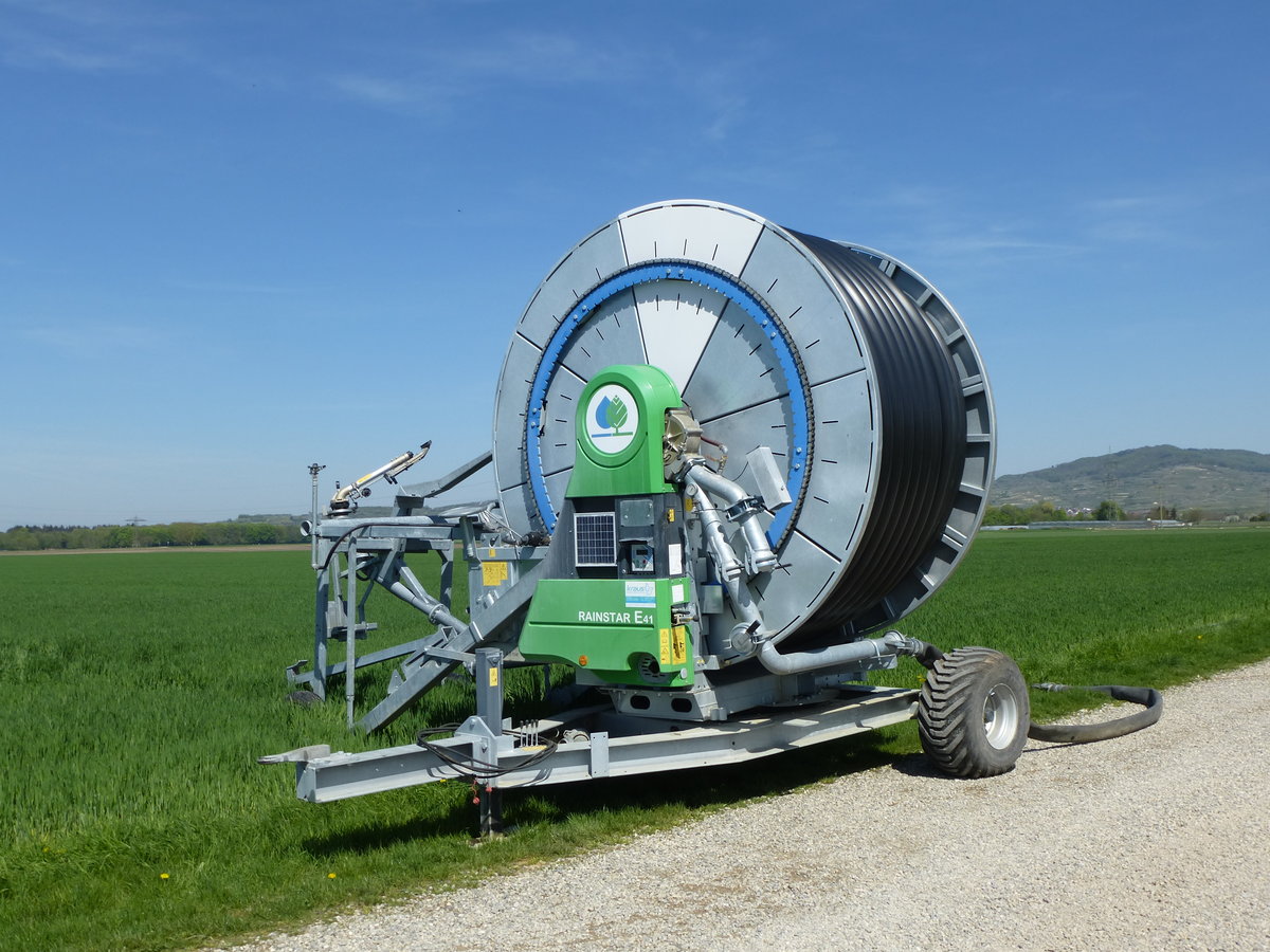 Rainstar E41, zur Beregnung von landwirtschaftlichen Flächen, von der Firma Bauer aus Österreich, April 2018