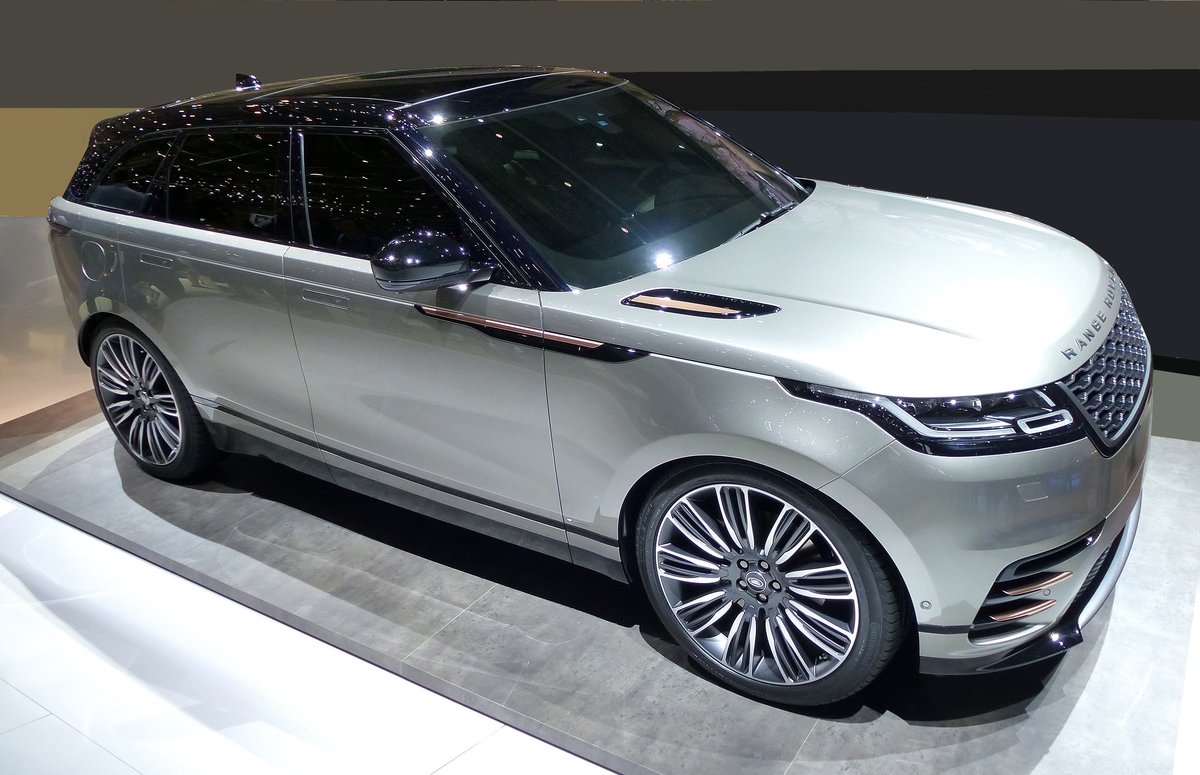 Range Rover Velar, neuestes Modell der SUV-Baureihe, Autosalon Genf, März 2017