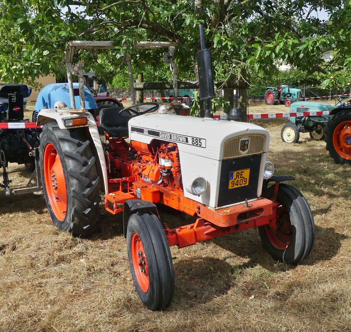 RE 9409 David Brown 885, war beim traktorentreffen in Keispelt zu sehen. 09.08.2026 