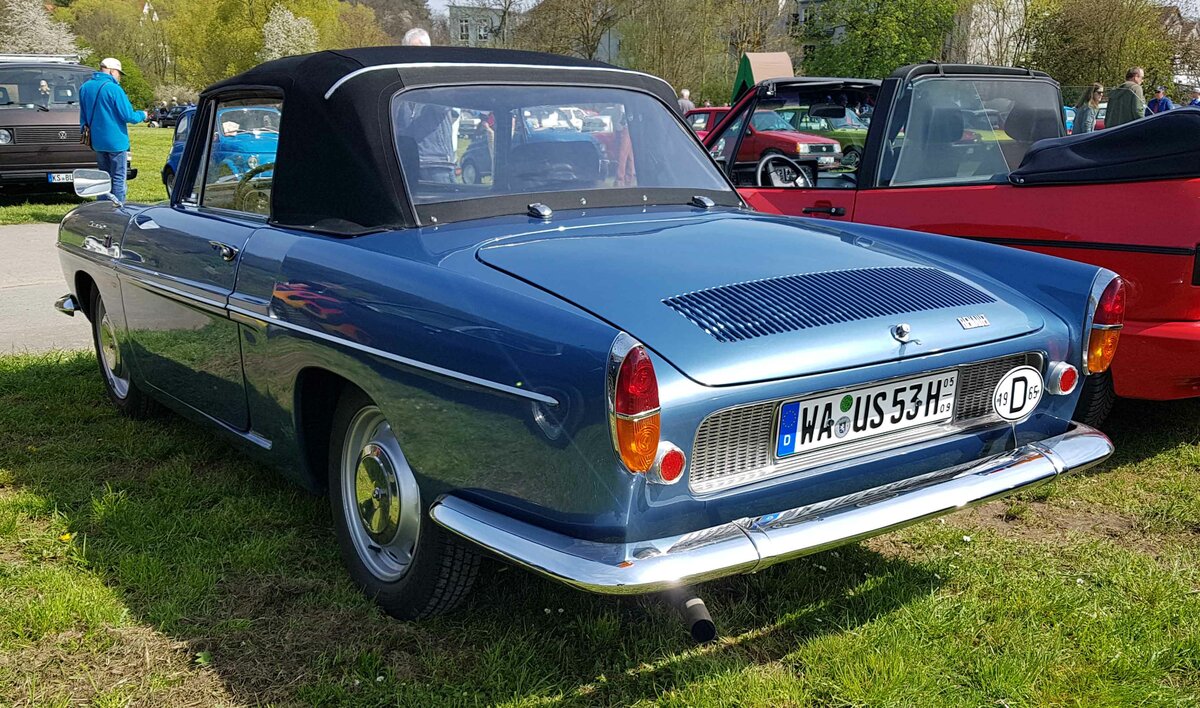 =Renault Caravelle Cabriolet, Bj. 1965, gesehen bei der Oldtimerveranstaltung in Frankenberg/Eder im Mai 2023