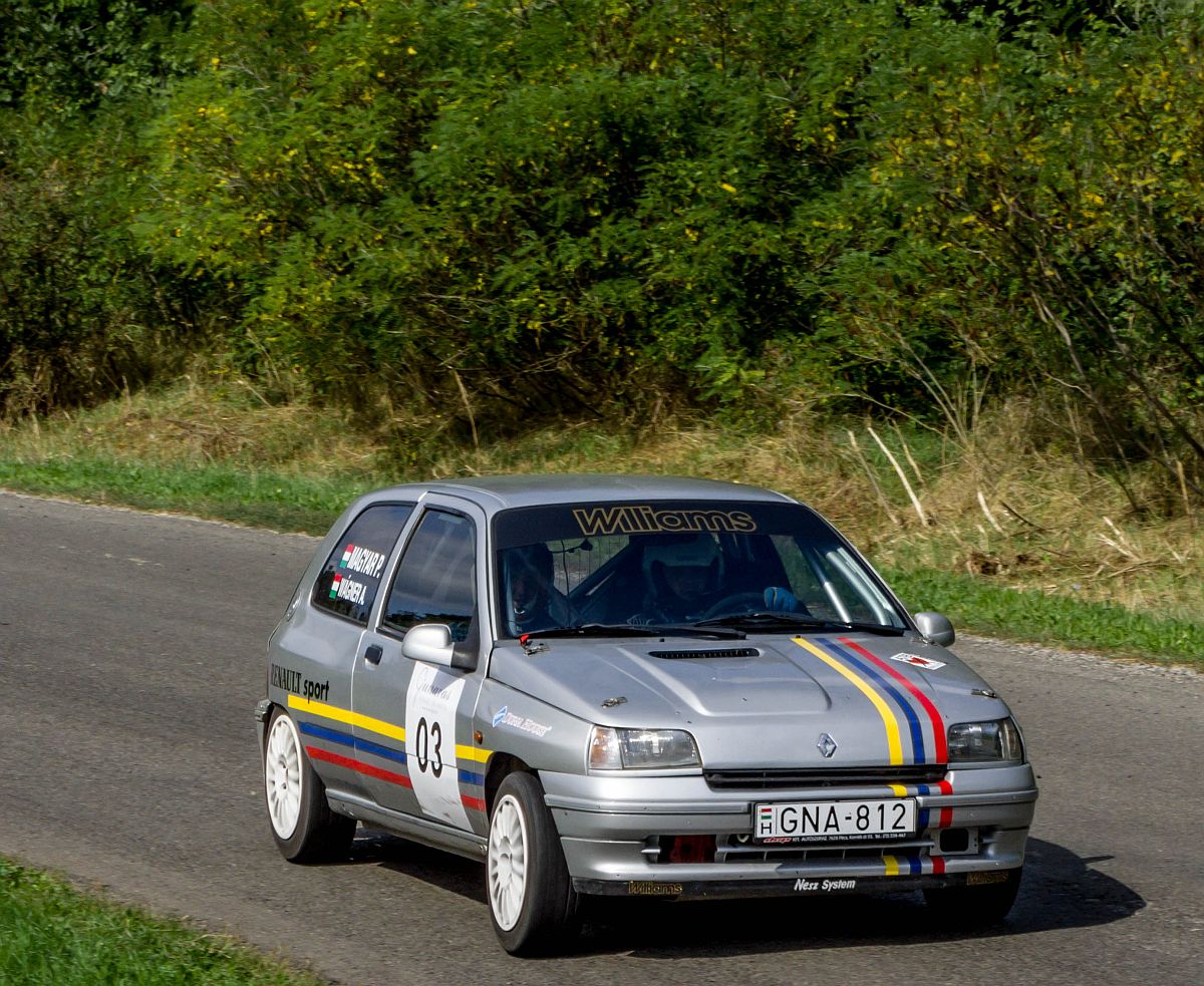 Renault Clio I, gesehen auf dem Rallye Sprint am 22.09.2013.
