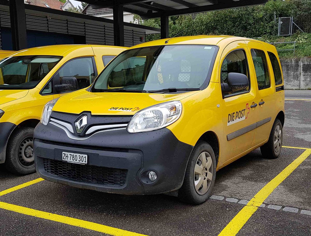 =Renault Kangoo der SCHWEIZER POST steht im Oktober 2019 in Stein am Rhein