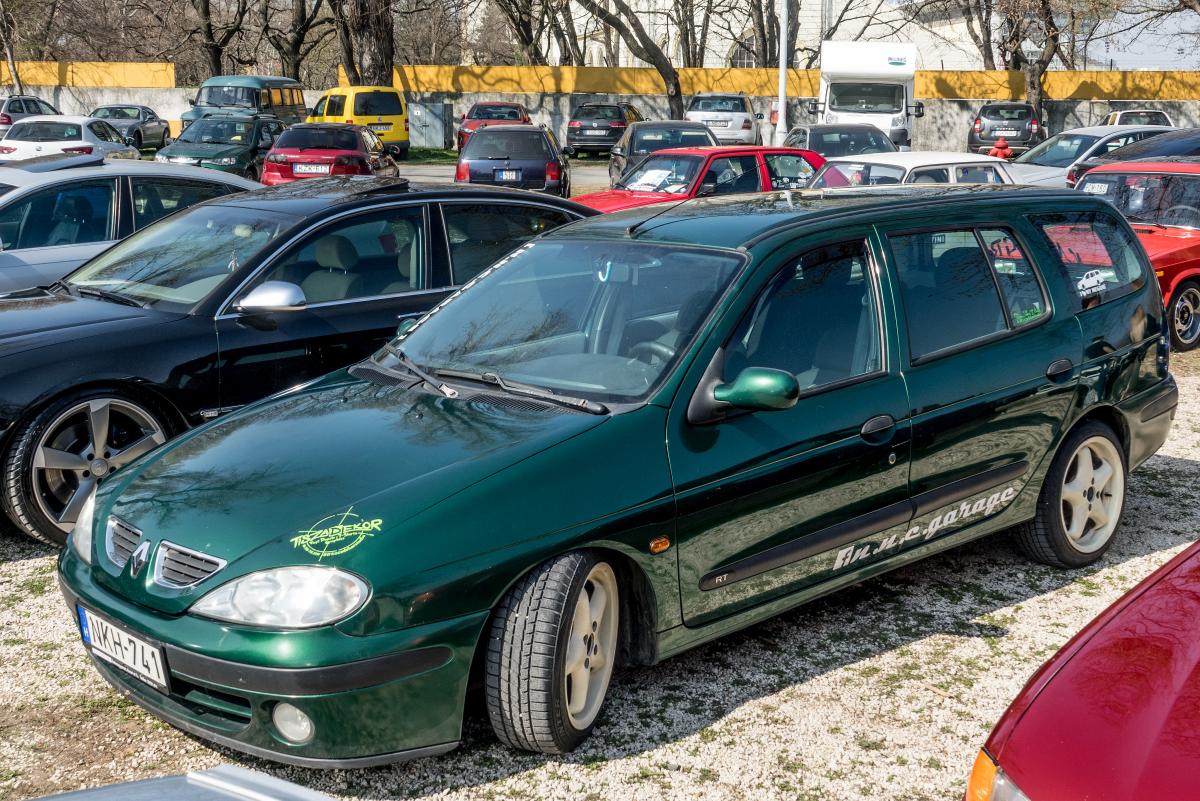 Renault Mégane I Break. Foto: Besucherparkplatz der AMTS, 03.2019, Budapest.