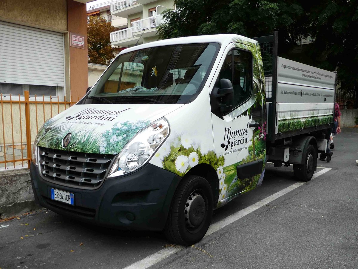Renault Master steht im September 2017 in San Bartolomeo/I