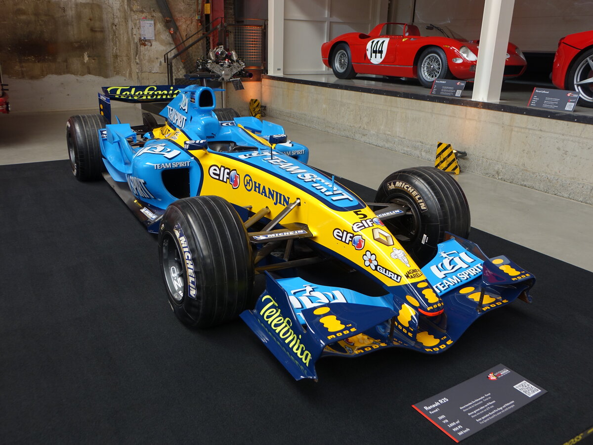 Renault R25, Baujahr 2005, V10, 3000 Cm, 900 PS, Nationales Automuseum The Loh Collection (27.06.2026)