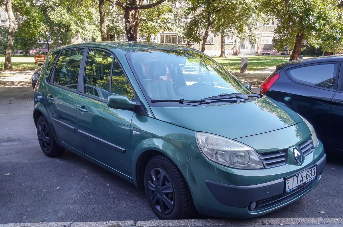 Renault Scenic, aufgenommen in Budapest (HU), September, 2019