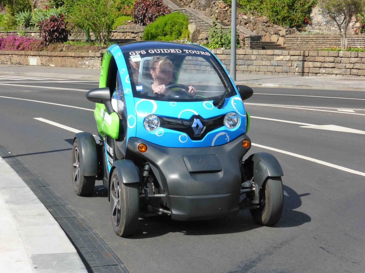 Renault Twizy, unterwegs in Funchal/Madeira im März 2015