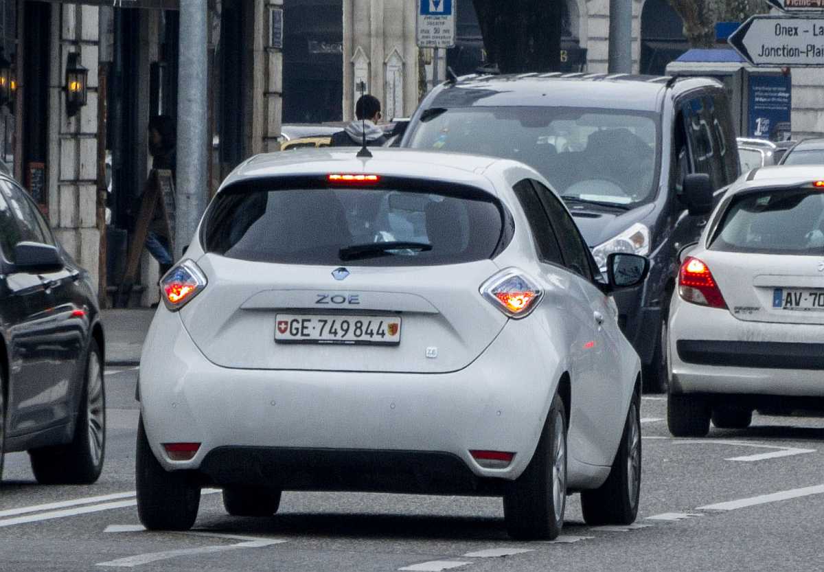 Renault Zoé, aufgenommen in Genf am 15.03.2014