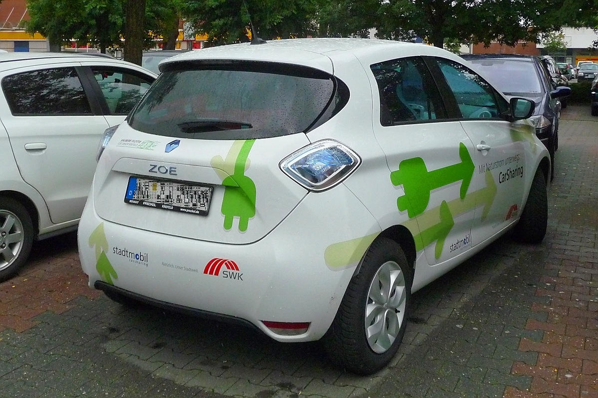 Renault Zoe in Krefeld, 19.9.2015