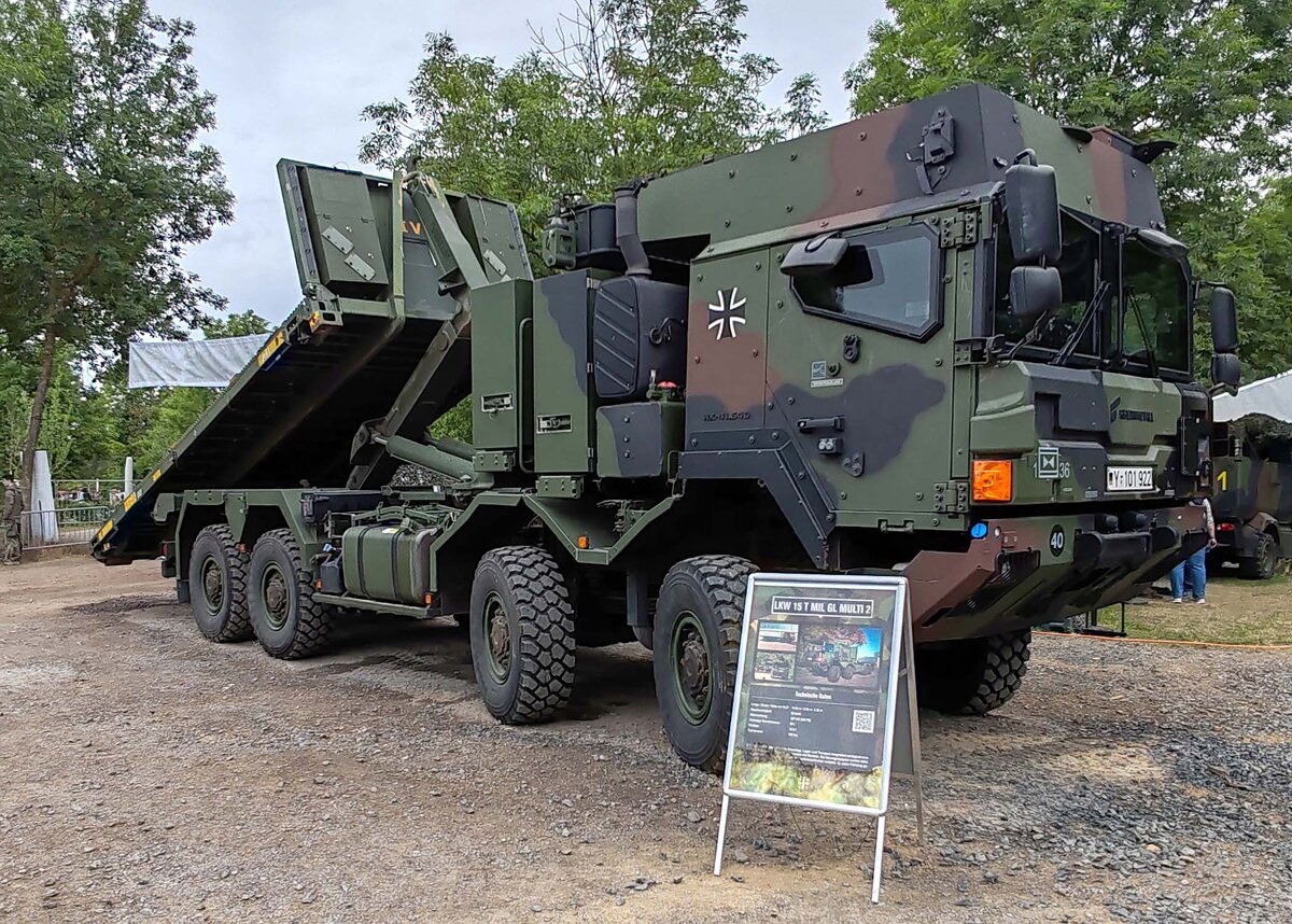 =Rheinmetall HX-41.540, als Einsatzfahrzeug der Bundeswehr, ausgestellt beim Hessentag in Fulda, 06-2026