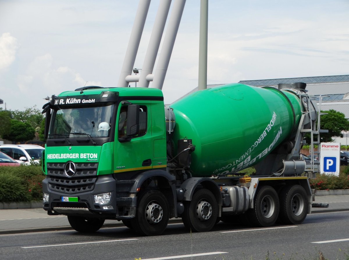 R.Kühn Mercedes Benz Arocs Betonmischer am 08.06.16 in Frankfurt am Main