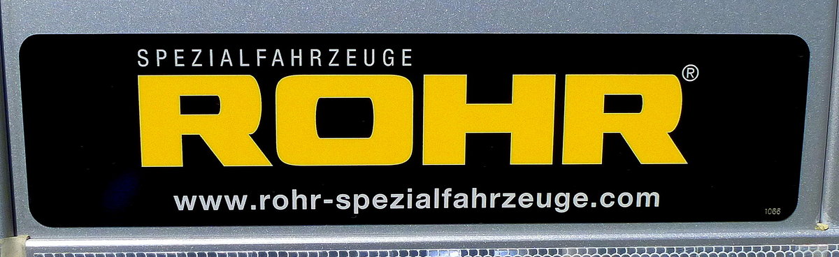 ROHR Spezialfahrzeuge, die Rohr GmbH in Straubing/Bayern gehört zur Kässbohrer-Gruppe, Mai 2017
