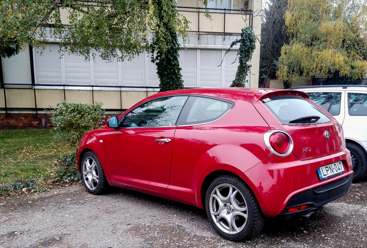 Rückansicht: Alfa-Romeo MiTo in November 2020.