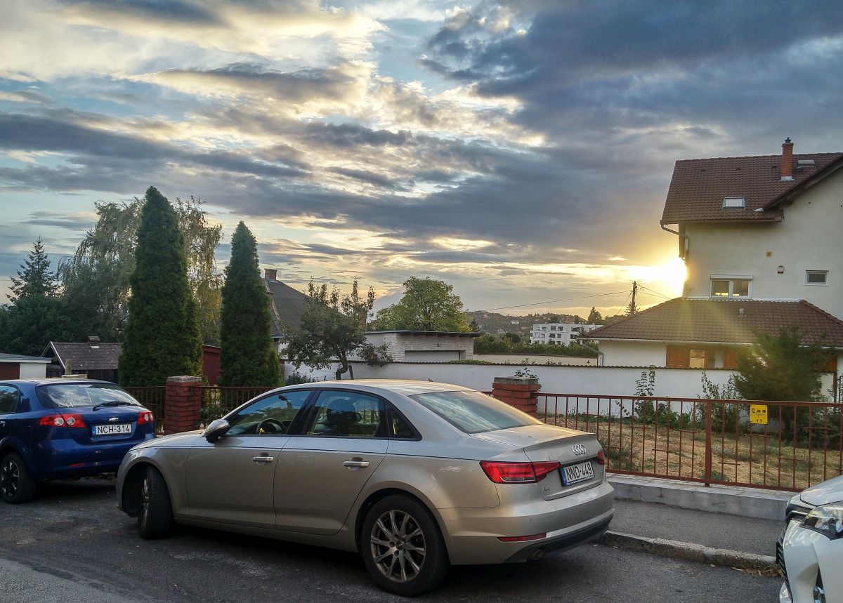 Rückansicht: Audi A4 ( B8 ). Foto: November 2020.