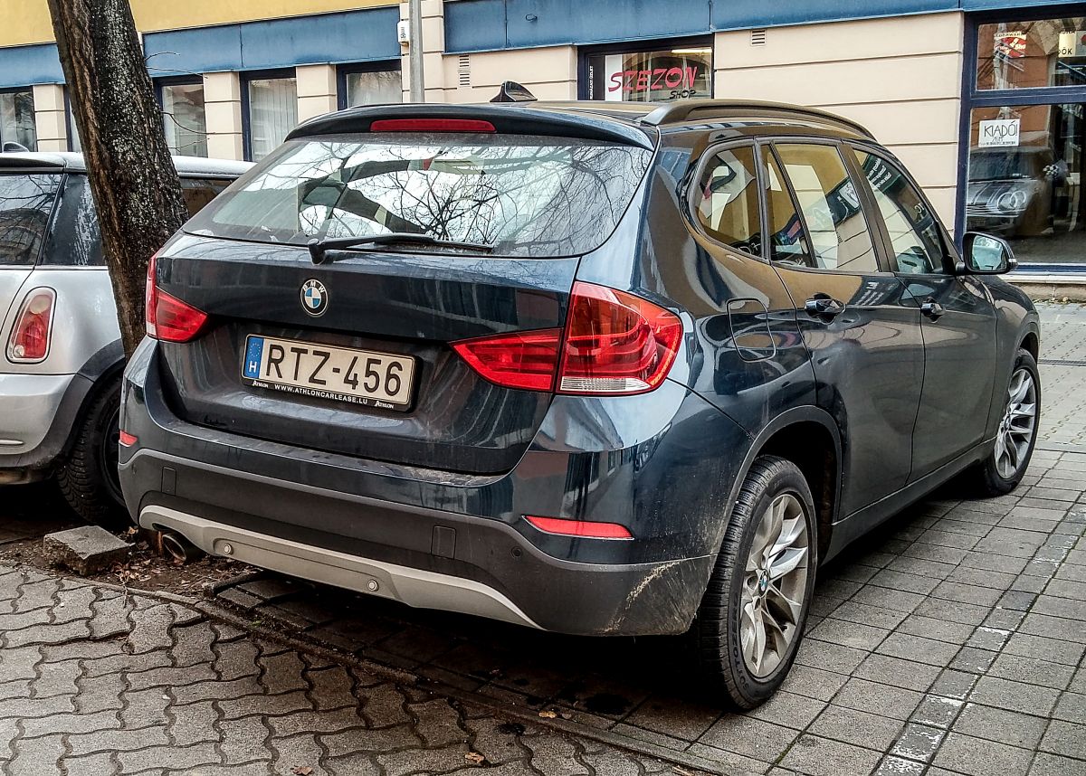 Rückansicht: BMW X1 E84. Foto: 12.2020.