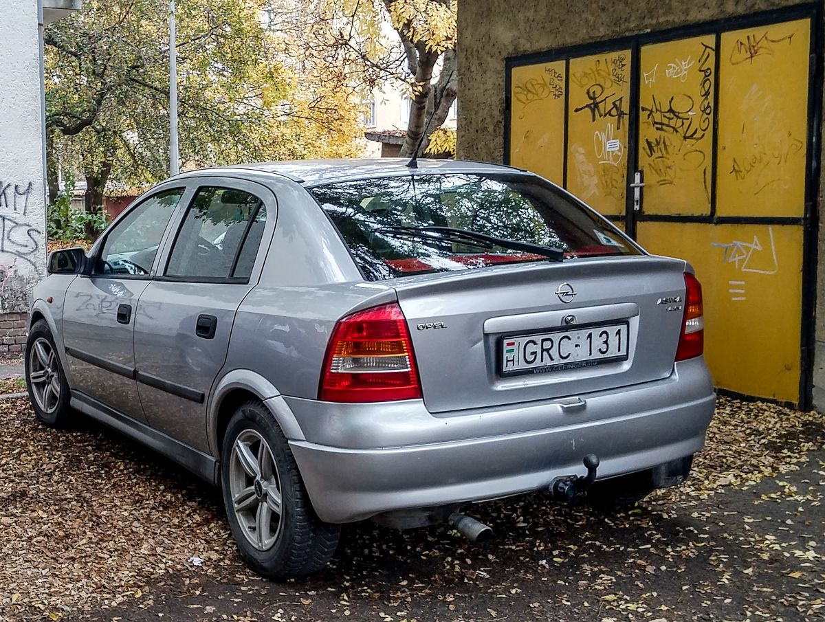 Rückansicht: Opel Astra G. Foto: 11.2020.