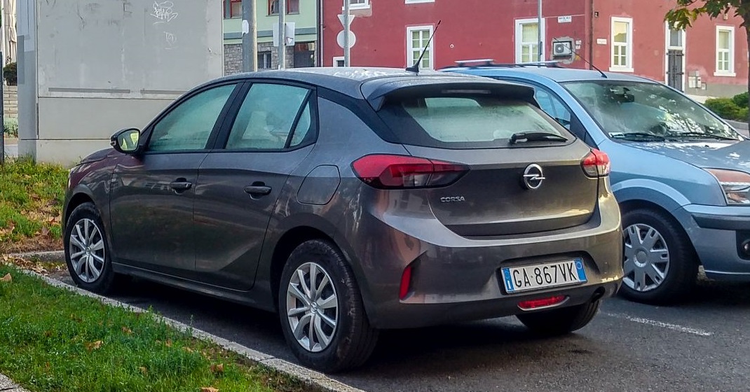 Rückansicht: Opel Corsa F. Foto: Oktober, 2020.