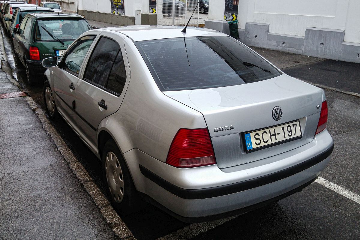Rückansicht: VW Bora. Foto: 04.2021