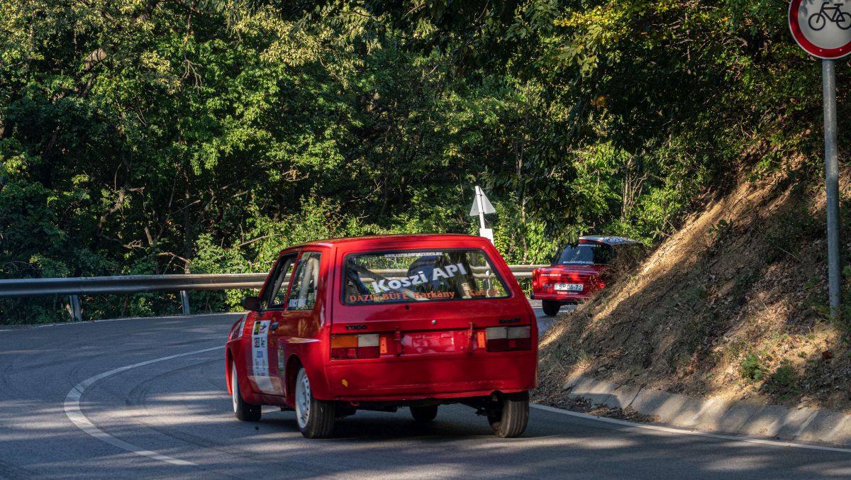 Rückansicht: Yugo 55 Rallye. Foto: 09.2021 Hillclimb Pécs.