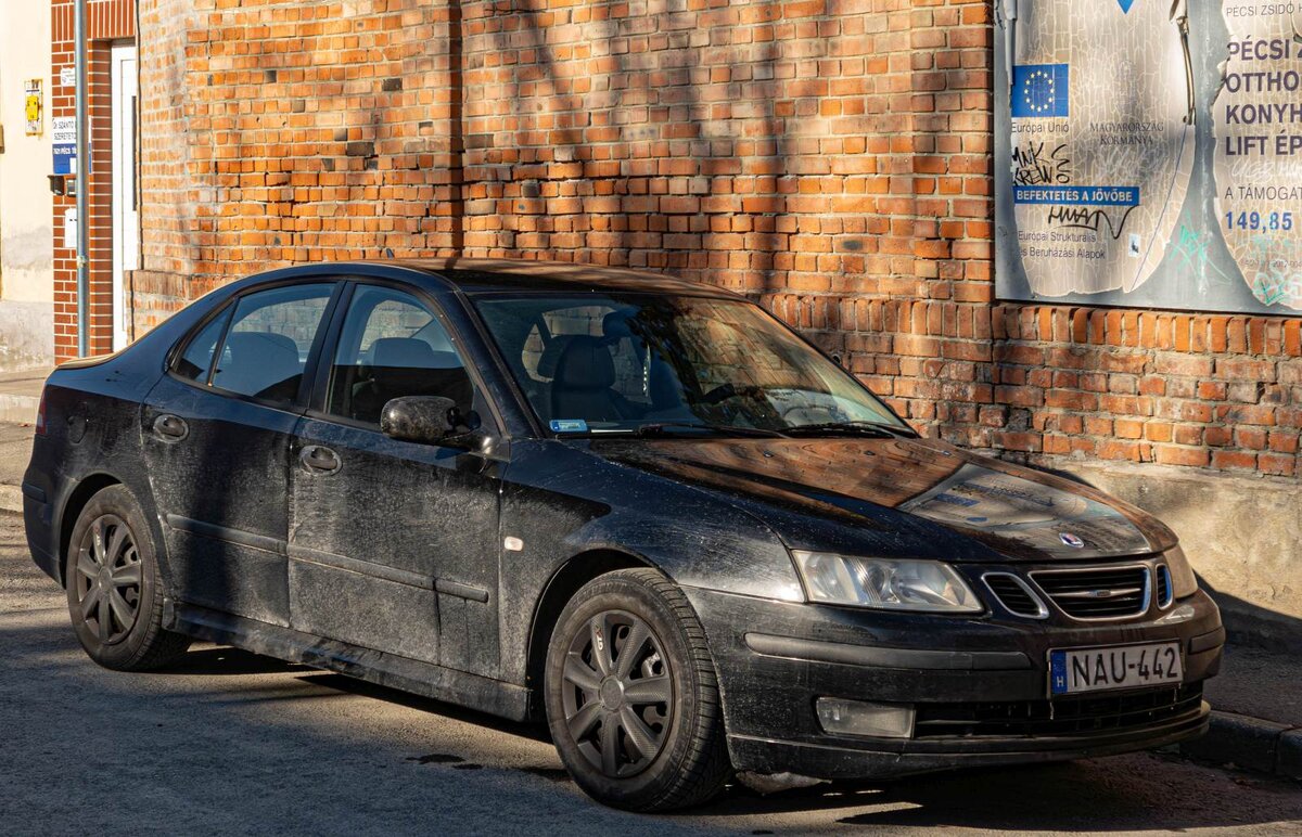 Saab 9-3 Mk2 Stufenheck. Foto: 01.2026.