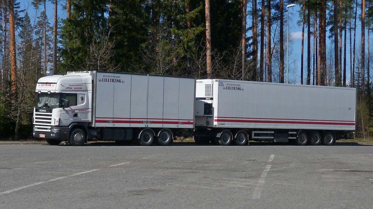 Scania Lastzug in Finnland, 3.5.13