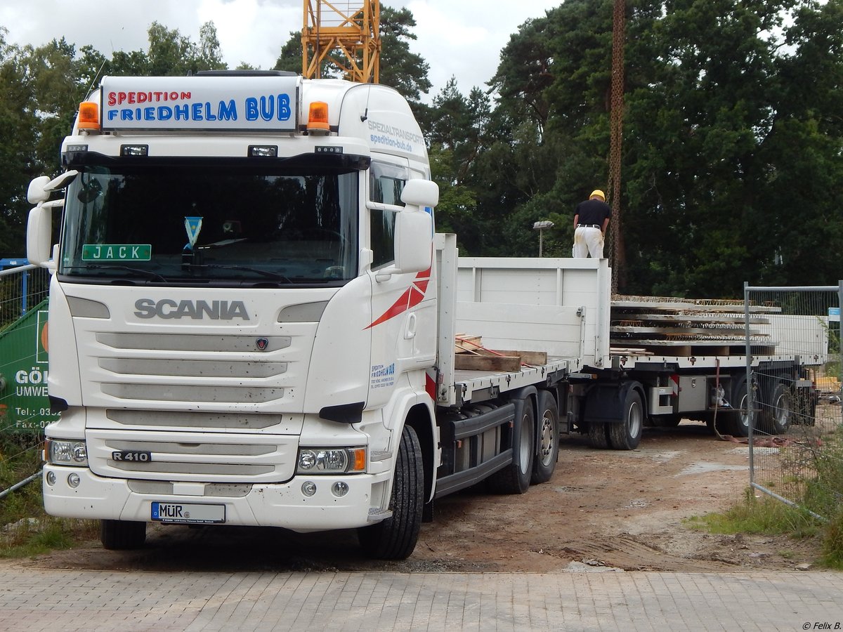 Scania R410 Hängerzug in Binz am 22.08.2017