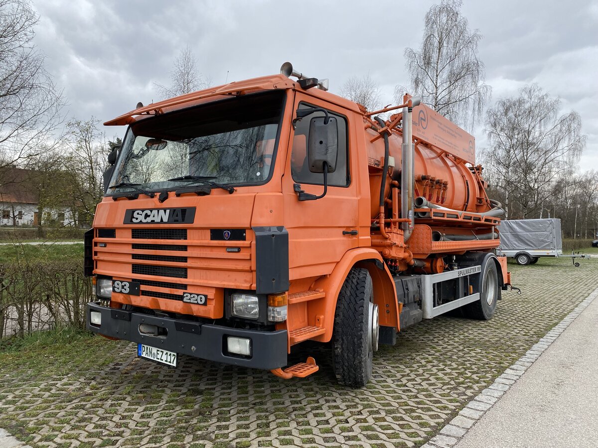 Scania von Rottaler Kanalreinigung in Eggenfelden, April 2022