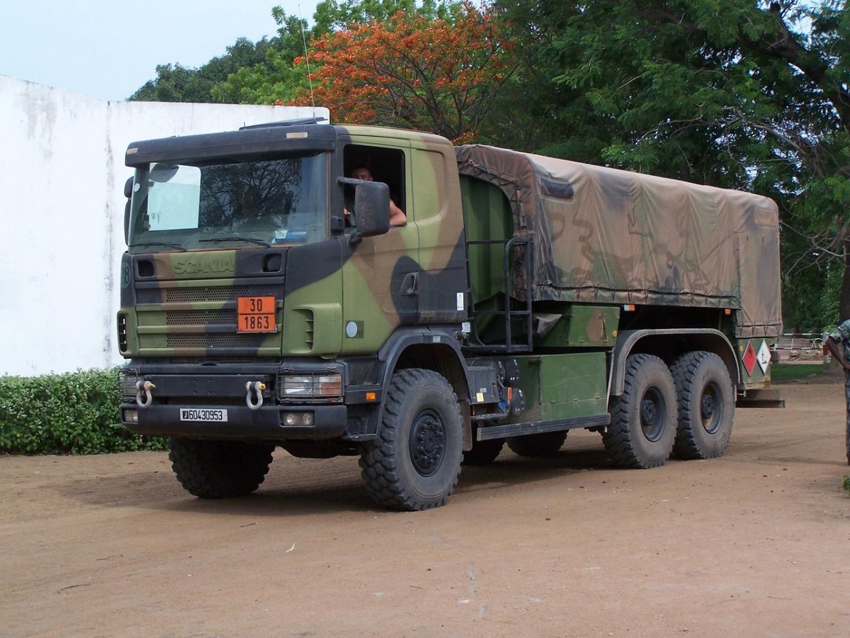 Scania Tankwagen, Afrika, Sommer 2013.
