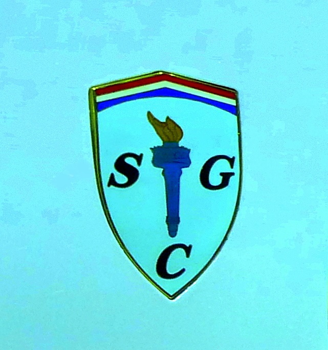 SCG, Logo an einem Sportwagen, steht fr Scuderia Cameron Glickenhaus, der US-amerikanische Unternehmer lt exklusive Sportwagen in Italien bauen, Mai 2017