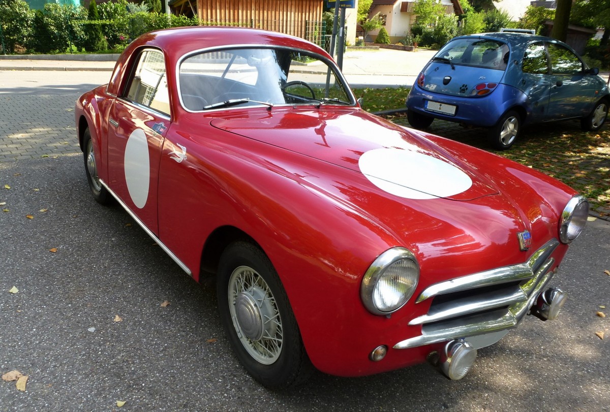 Simca, Sport Coupe, Baujahr 1953, ein recht seltener Oldtimer, Sept.2013