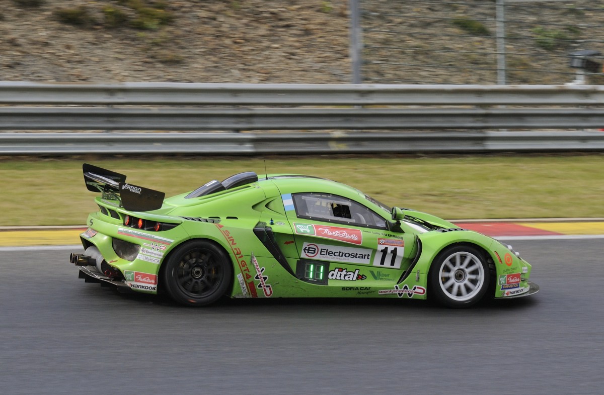 Sin R1 GT4, beim Training des Rennen der GT4 European Series beim ADAC GT Masters, am 20.Juni 2015 in Spa Francorchaps. http://automotive.sincars.co.uk/?lang=de
