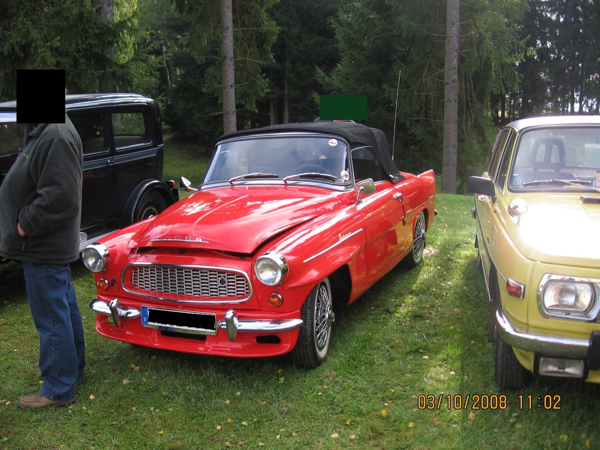 Skoda Octavia Coupe Made in CSSR Bild habe ich am 03.10.2008 im Harz gemacht.