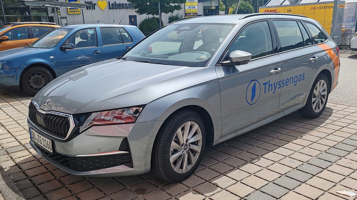 =Skoda Octavia von THYSSENGAS unterwegs im Berchtesgadener Land im August 2026