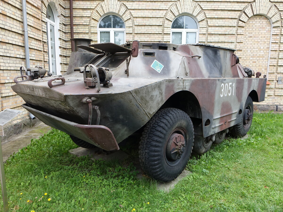 Spähpanzer 9P-133 Malutka, 8 Zylinder GAZ Motor, 140 PS, Muzeum Historii i Tradycji Żołnierzy Suwalki (04.08.2021)