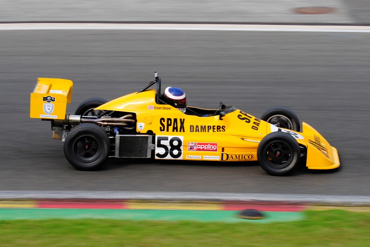 Stuart Boyer (GB) auf Reynard SF77 Formula Ford 2000 (1977) beim Graf Berghe von Trips Pokal beim ADAC Rce Festival am 20.7.2014