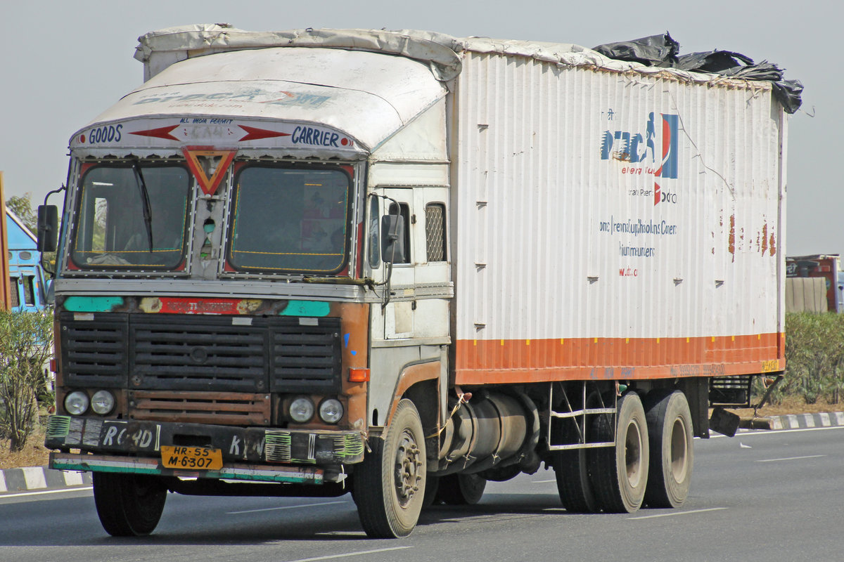 TATA, 17.Februar 2017, Jaipur Kishangarh Expressway, Rajasthan, Indien.
