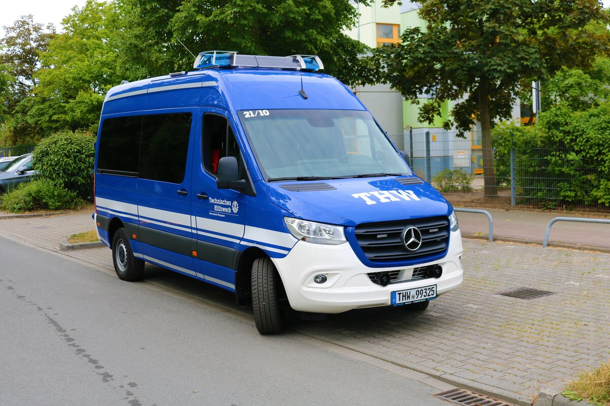 THW Pfungstadt Mercedes Benz Sprinter am 04.06.22 beim Tag der offenen Tür des THW