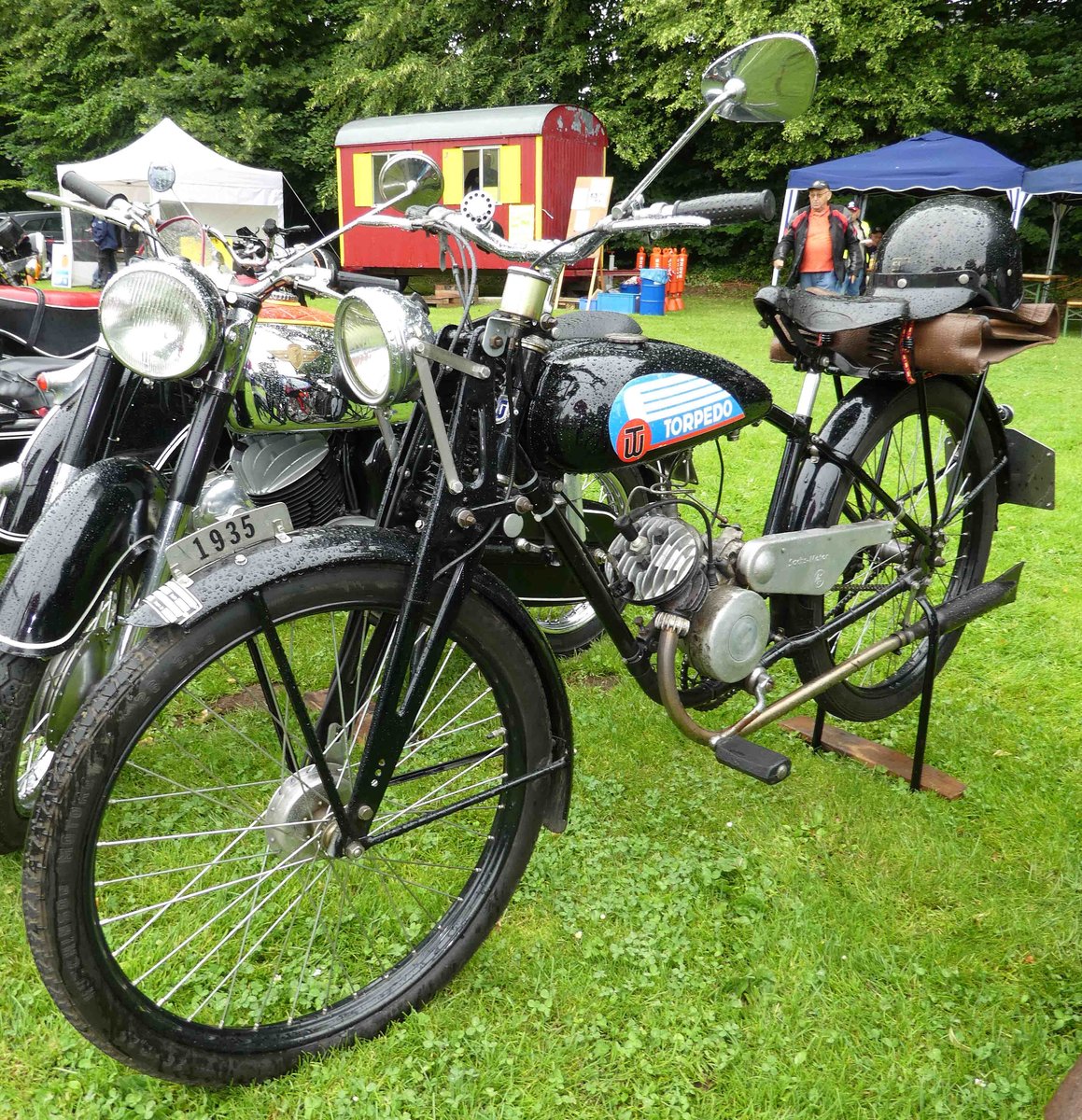 =Torpedo-Moped, Bj. 1935, gesehen in Gudensberg im Juli 2016