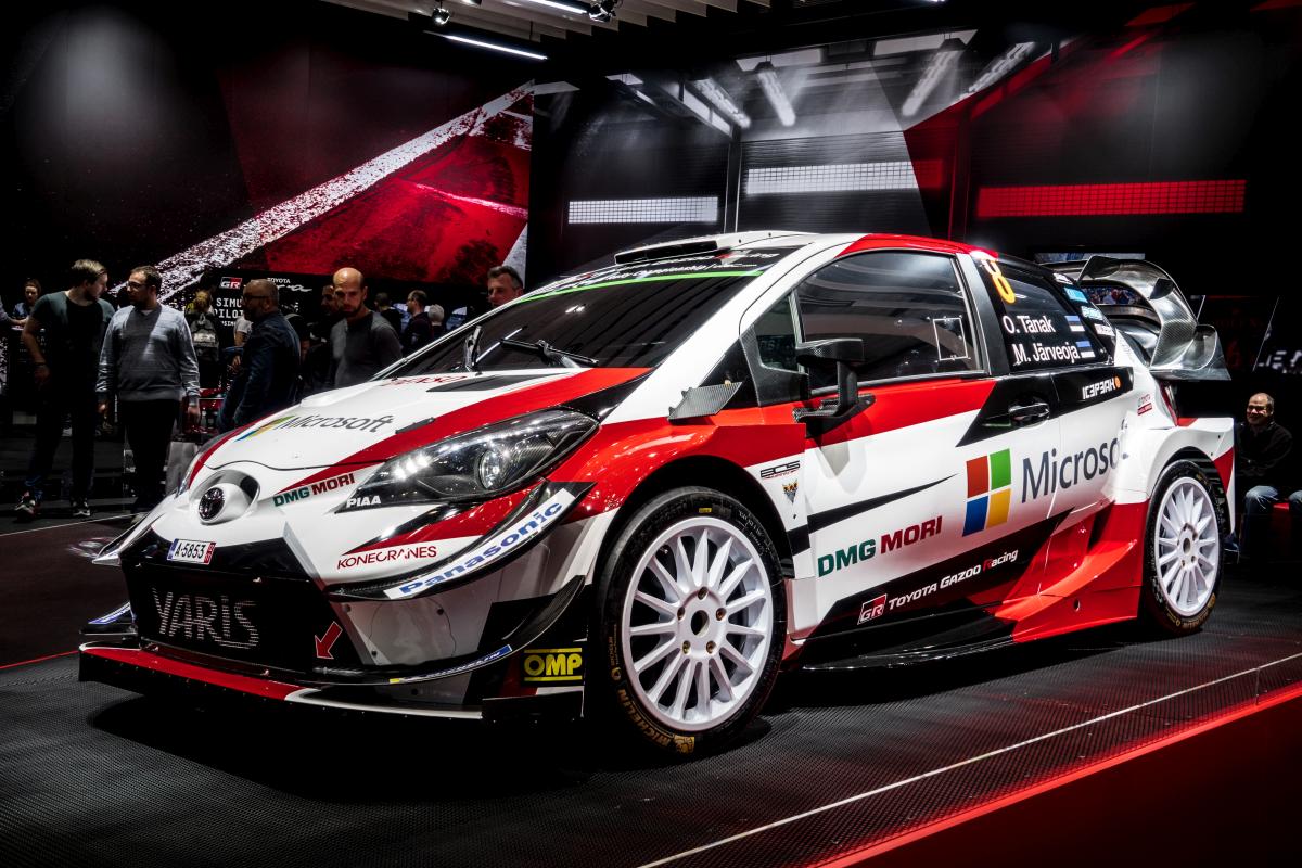 Toyota Yaris WRC aus 2019. Foto: Autosalon Genf, 2019