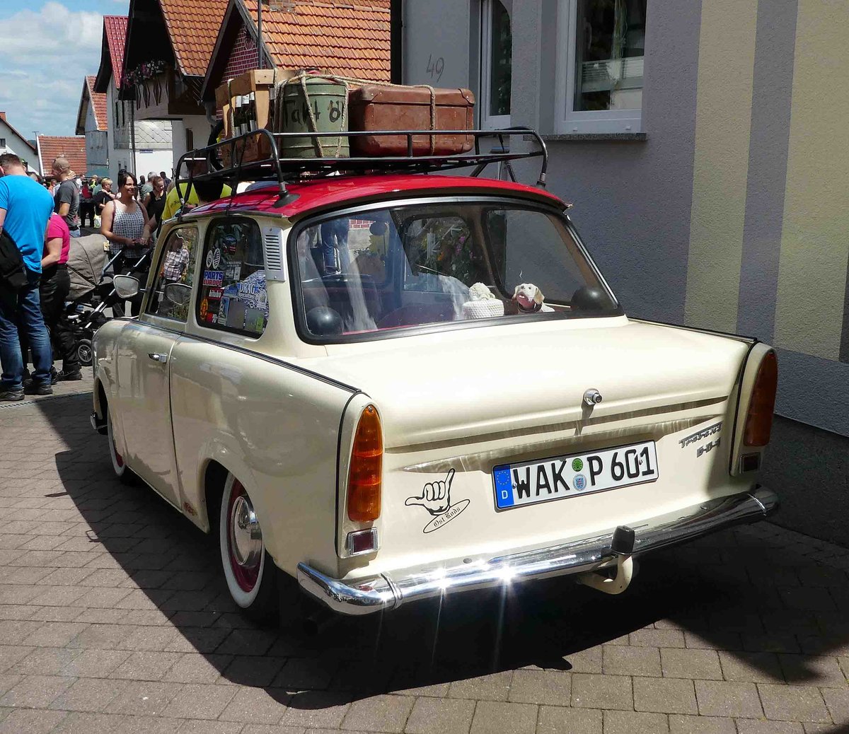 =Trabant 601, ausgestellt beim Ortsjubiläum von Spahl im Juni 2017