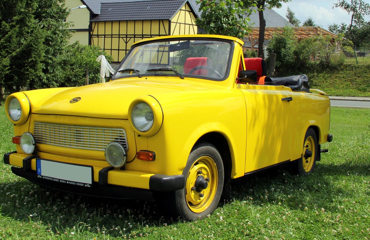 Trabant 601, gesehen bei einer Oldtimerveranstaltung in Kleinwolschendorf bei Zeulenroda. Foto 25.07.16