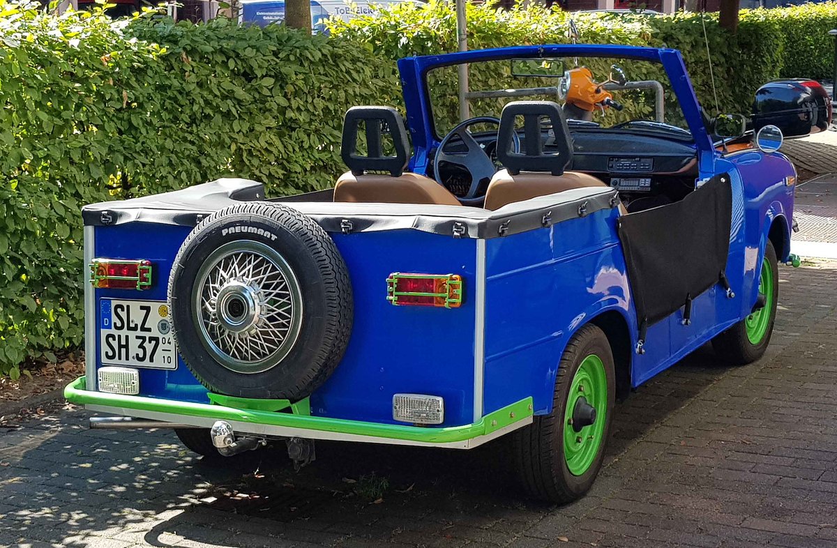 =Trabant Cabrio steht im August 2020 in Hünfeld