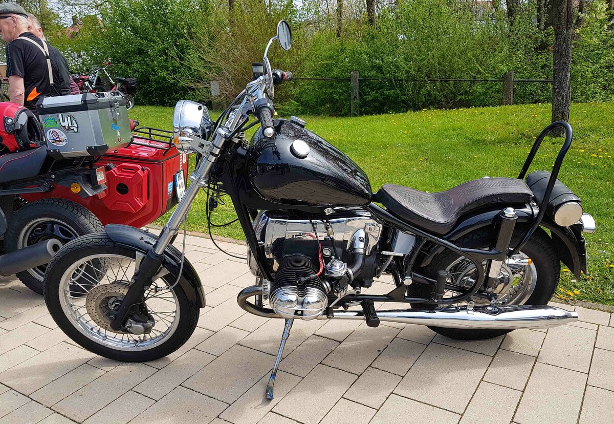 =unbekanntes Motorrad, gesehen bei der Oldtimerveranstaltung in Frankenberg/Eder im Mai 2023
