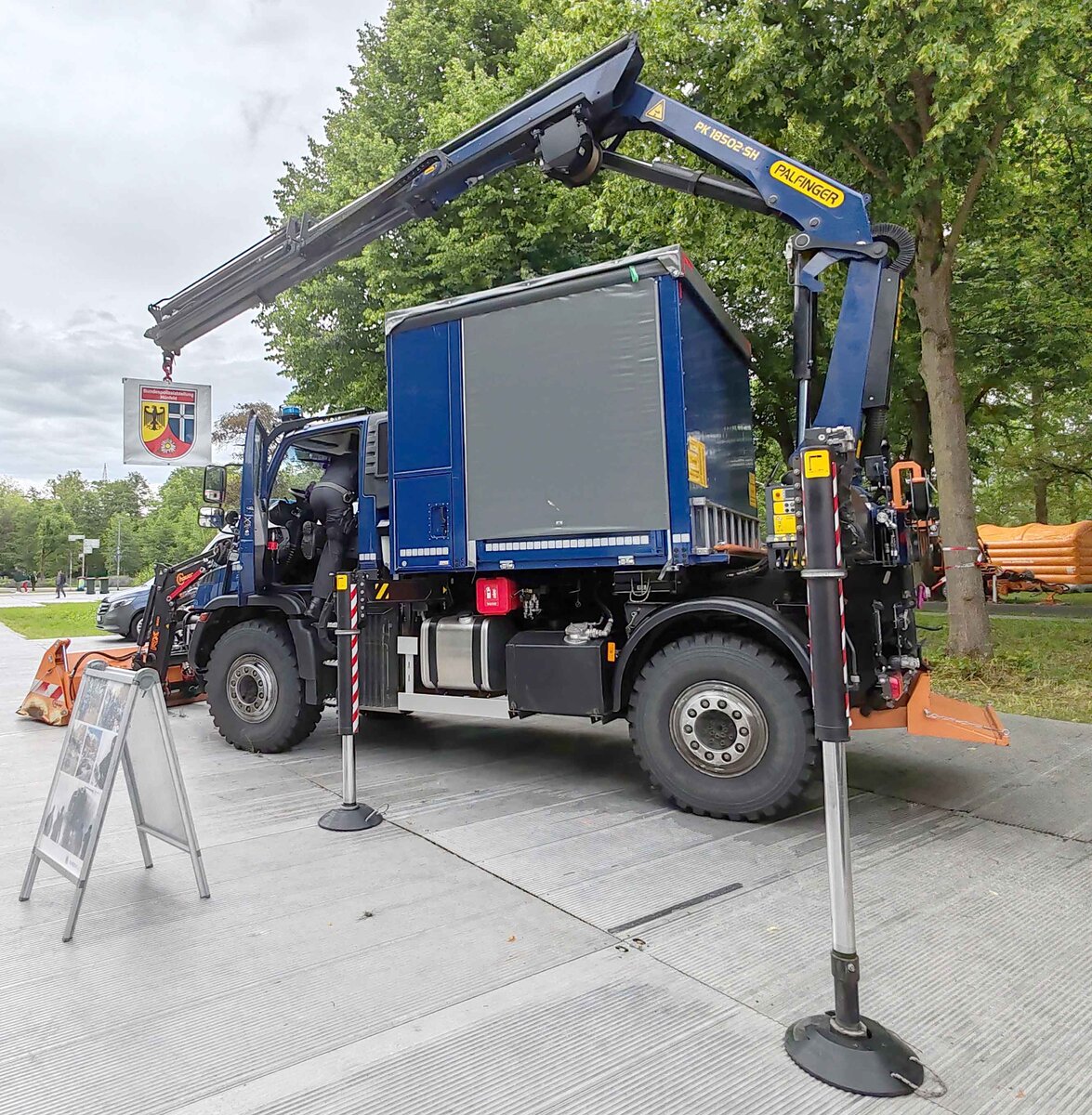 =Unimog der Bundespolizeiabteilung H�nfeld gibt ein Gastspiel beim Hessentag in Fulda, 06-2026