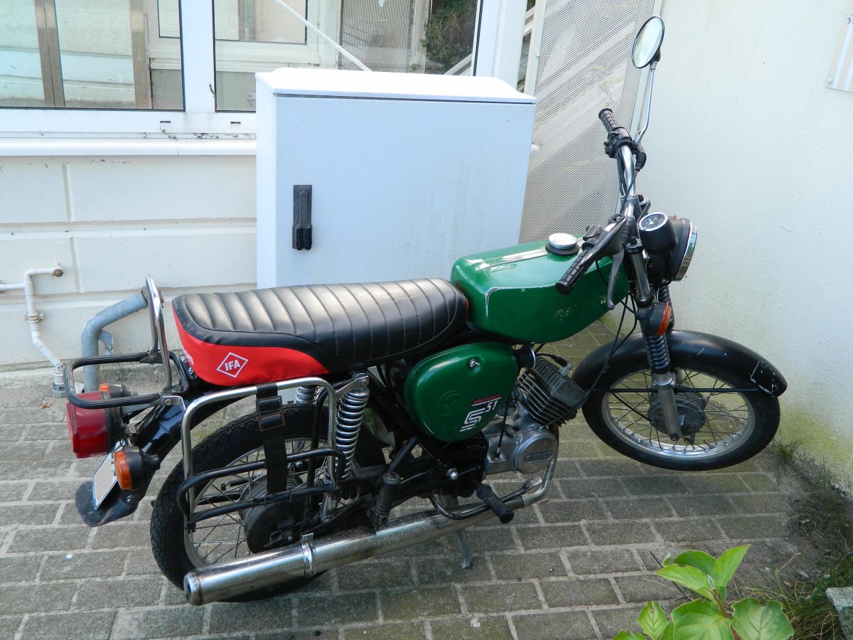 VEB Simson Suhl: Moped  S51 electronic  am 28.08.2014