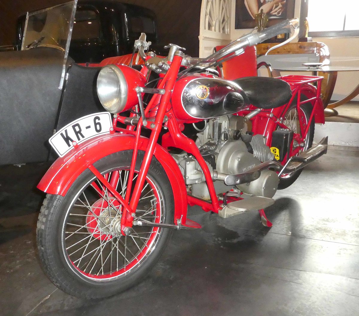=Victoria KR 6, Bj. 1934, 600 ccm, 20 PS, ausgestellt im Auto & Traktor-Museum-Bodensee, 10-2019