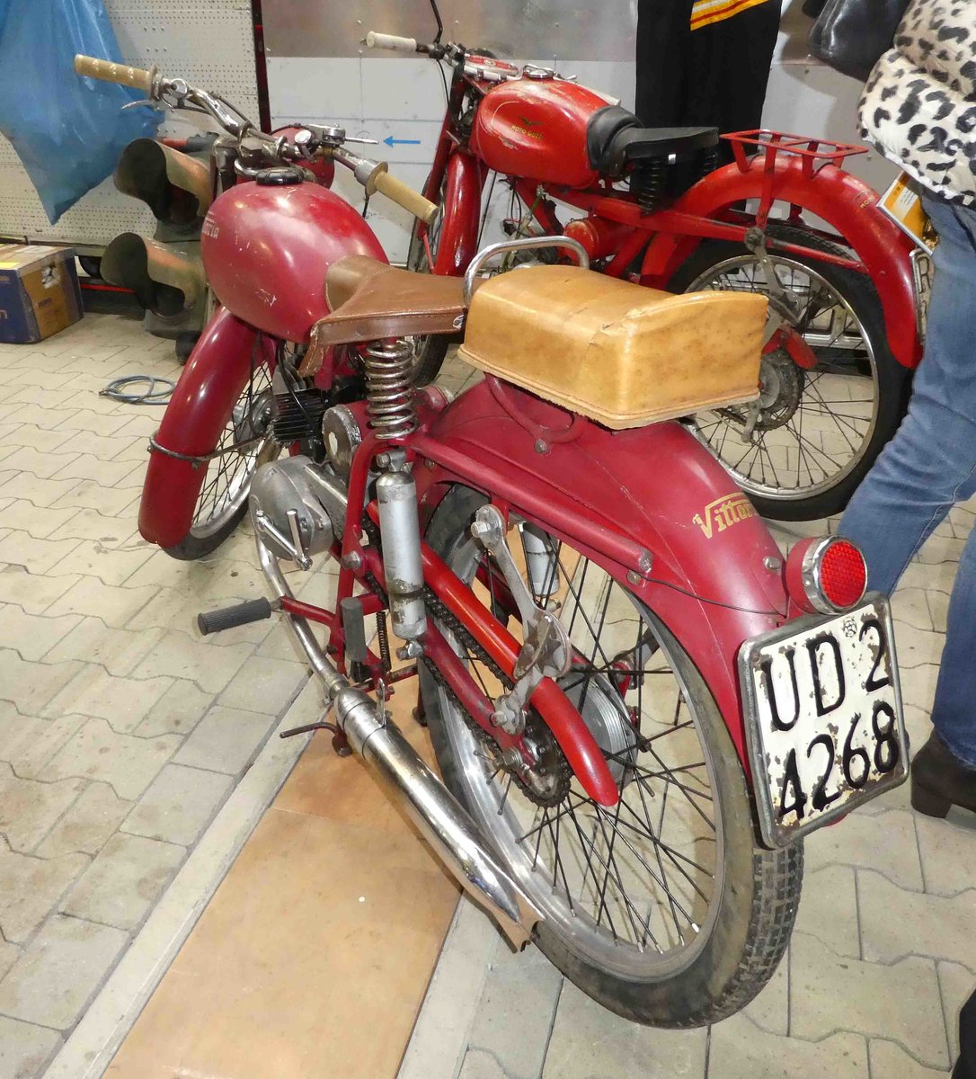 =Vittoria-Moped, ausgestellt bei der Technorama Kassel im März 2019